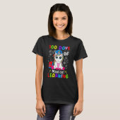 100 Days of Magical Learning School Smarter Dabbin T-shirt (Voorkant volledig)