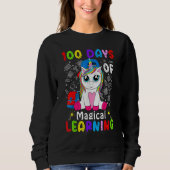 100 Days of Magical Learning School Smarter Dabbin Trui (Voorkant)