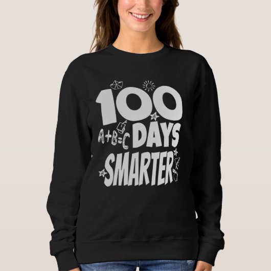 100 Days Of School 100th Day Smarter Youth Toddler Trui (Voorkant)