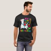 100 Days Of School 5th Grade No Prob Llama Teacher T-shirt (Voorkant volledig)