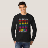 100 Days of school and still loving it Hearts Cute T-shirt (Voorkant volledig)