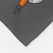 100 Days Of School Baseball Drip Bat 100th Day Of  Fleece Deken (Hoek)