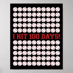 100 Days of School beroemd gemaakt door 100th Day  Poster