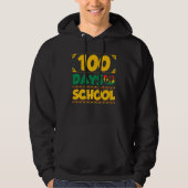 100 Days of School Black History Month Theme Teach Hoodie (Voorkant)