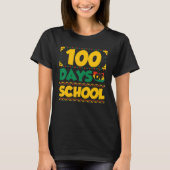 100 Days of School Black History Month Theme Teach T-shirt (Voorkant)