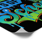 100 Days Of School Boys Basketball Drip 100th Day  Poster (Hoek)