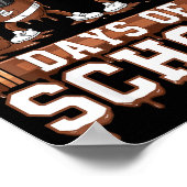 100 Days Of School Boys Kids 100th Day Of School F Poster (Hoek)