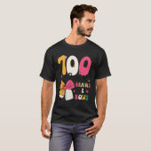 100 Days of School Brains and Bows 100th Day of Sc T-shirt (Voorkant volledig)