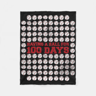 100 Days Of School Bysebyll 100th Day Of School Ki Fleece Deken