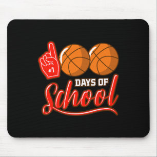 100 Days of School Bysketbyll Boys Teacher 100th D Muismat