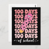 100 days of school celebration briefkaart (Voorkant / Achterkant)