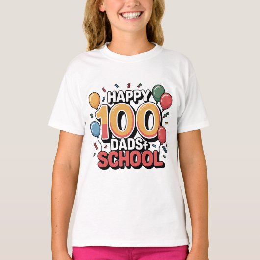 100 Days of School Celebration Tee T-shirt (Voorkant)