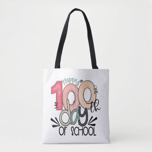 100 days of school celebration  tote bag (Voorkant)