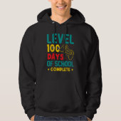 100 Days Of School Complete Level Complete Hoodie (Voorkant)