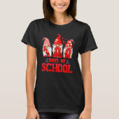 100 Days Of School Cute Gnomes Virtual Learning Te T-shirt (Voorkant)