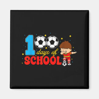 100 Days Of School Dabbing Boy Soccer 100 Days Sma Magneet
