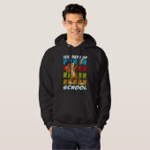 100 Days Of School Dabbing Monkey Funny Animal Lov Hoodie (Voorkant volledig)
