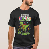 100 Days of School Dinosaur Elementary School Stud T-shirt (Voorkant)