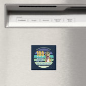 100 Days of School Dinosaur Monogrammed Magneet (Insitu (Vaatwasser))