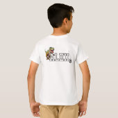 100 Days of School Dinosaur Themed T-Shirt (Achterkant volledig)