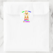 100 Days of School: een pawsome viering met onze Ronde Sticker (Tas)