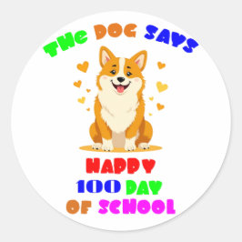 100 Days of School: een pawsome viering met onze Ronde Sticker