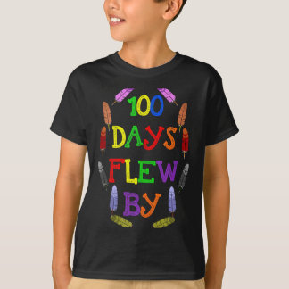 100 Days Of School Flew T-shirt