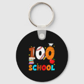 100 Days Of School For Teacher Kids Boys Girls 100 Sleutelhanger (Voorkant)