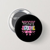 100 Days Of School Fun Milestone Clroom Kids  Ronde Button 5,7 Cm (Voorkant /achterkant)