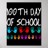 100 Days Of School Funny 100th Day Of School Poster (Voorkant)