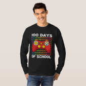 100 Days of School Gamer Boy Costume Outfit Game C T-shirt (Voorkant volledig)