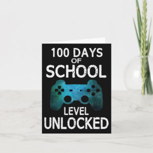 100 Days of School Gamer-videogames Niveau Ontgren Kaart