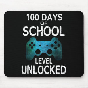 100 Days of School Gamer-videogames Niveau Ontgren Muismat