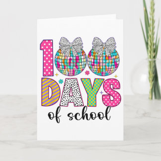 100 Days Of School Girls Kids 100 Days Smarter 100 Kaart