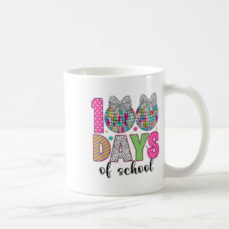 100 Days Of School Girls Kids 100 Days Smarter 100 Koffiemok