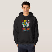 100 Days of School Got a Probllama Cool Llama For Hoodie (Voorkant volledig)