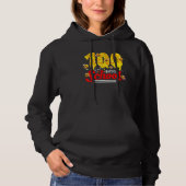 100 Days Of School Group Cute Bees Funny Teachers  Hoodie (Voorkant)
