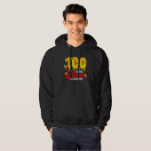 100 Days Of School Group Cute Bees Funny Teachers  Hoodie (Voorkant volledig)