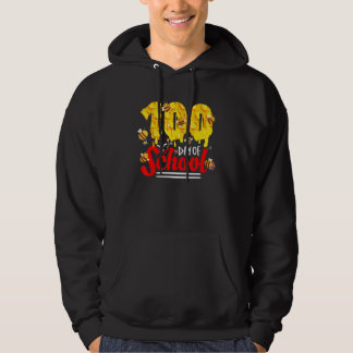 100 Days Of School Group Cute Bees Funny Teachers Hoodie