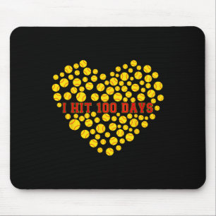 100 Days of School Heart Softbyll 100th Day beroem Muismat