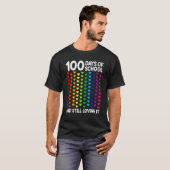 100 Days Of School Heart Teacher Kids Students T-shirt (Voorkant volledig)