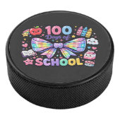 100 Days Of School  Hockey Puck (3/4)