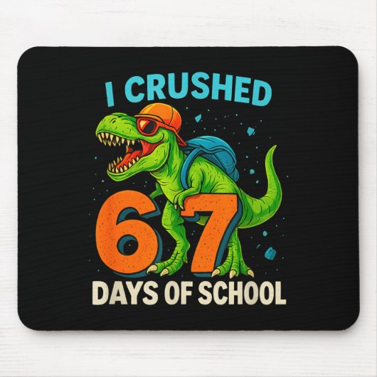 100 Days Of School I Crushed 67 Days Of School Stu Muismat (Voorkant)