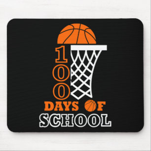 100 Days of School Kids Basketball 100th day of sc Muismat