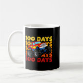 100 Days Of School Kids Monster Truck Boys And Gir Koffiemok (Links)