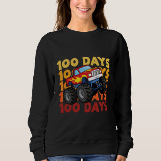 100 Days of School Kids Monster Truck Boys and Gir Trui