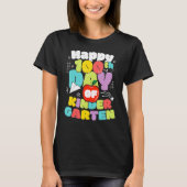 100 Days Of School Kindergarten Brighter Teacher A T-shirt (Voorkant)