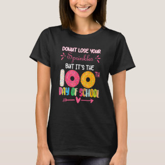 100 Days Of School Kindergarten Donut For Students T-shirt