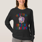 100 Days Of School Magical Learning Teacher Studen T-shirt (Voorkant)