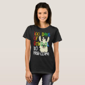 100 Days Of School No Prob Llama 100th Day School  T-shirt (Voorkant volledig)